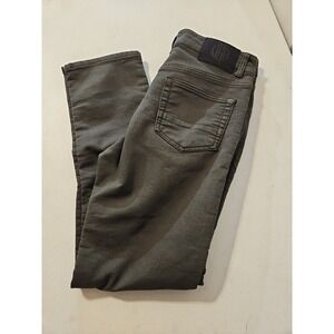 Vintage Genes Black Jeans Men's Size 30x30 Green Denim Slim Fit Stretch (A1201